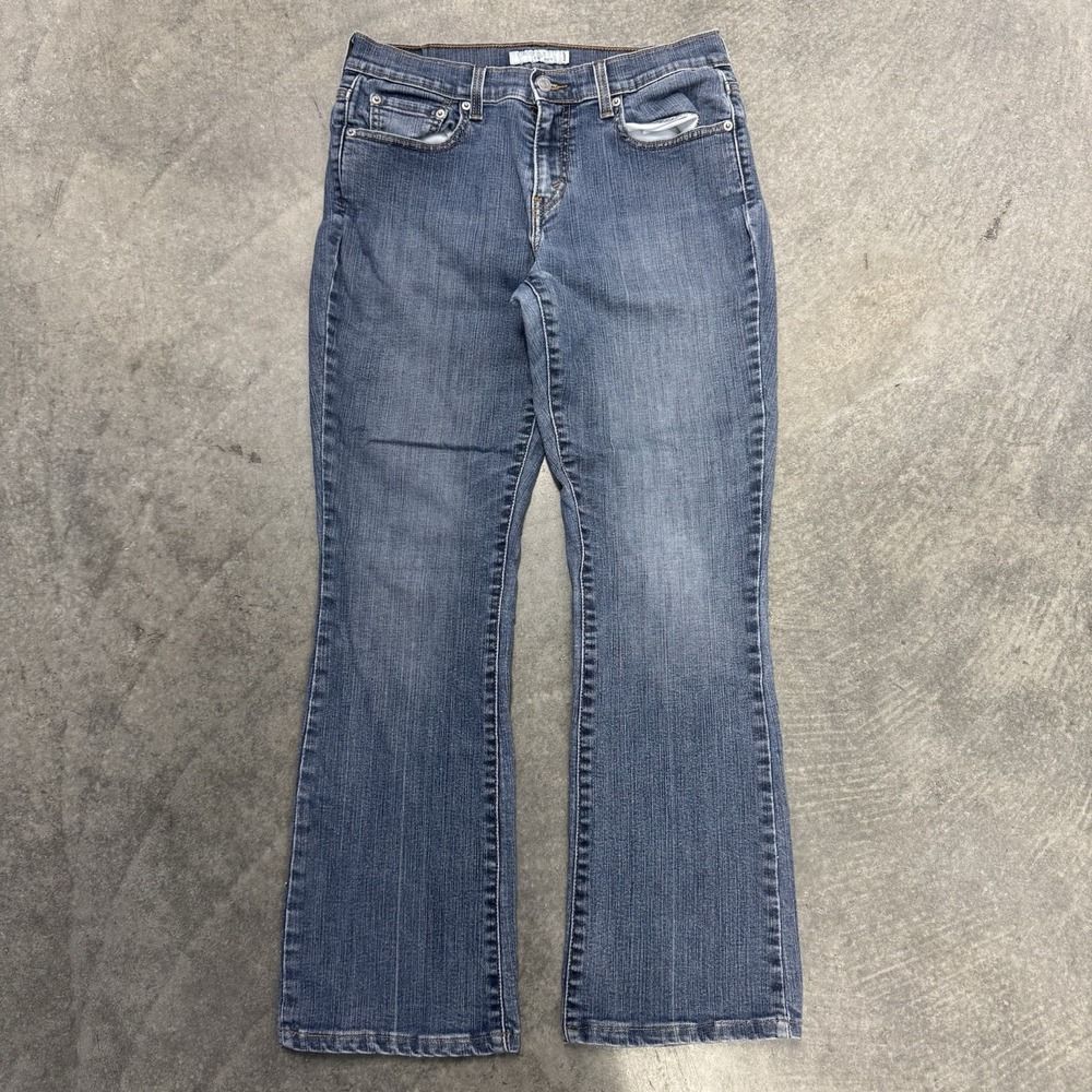 Women's Levi's Boot Cut Jeans Mid Ride Western Light Wash SZ 10 Medium